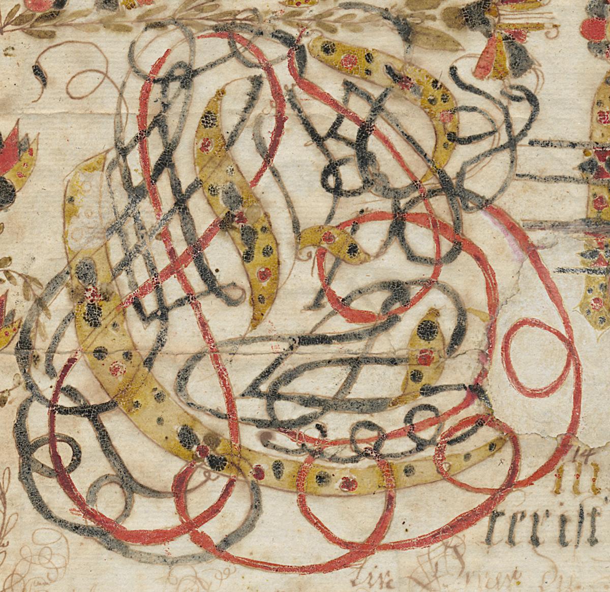 1961.0307 A Fraktur, Detail 6