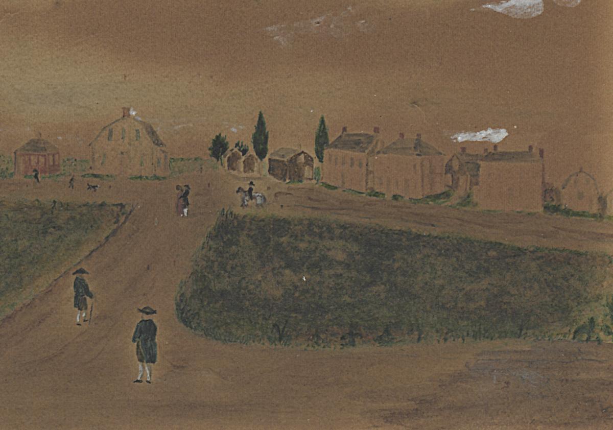 1961.0347 A Drawing, Detail 2