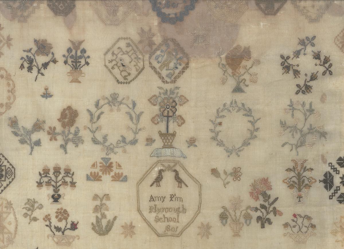 1961.0348 A Sampler, Detail