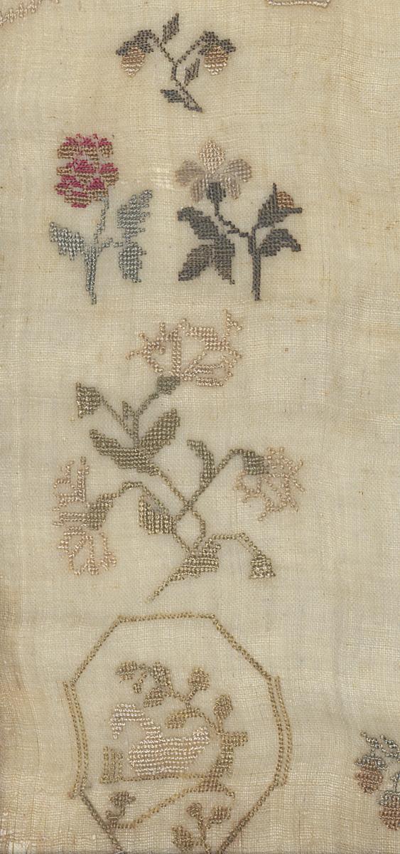 1961.0348 A Sampler, Detail 4