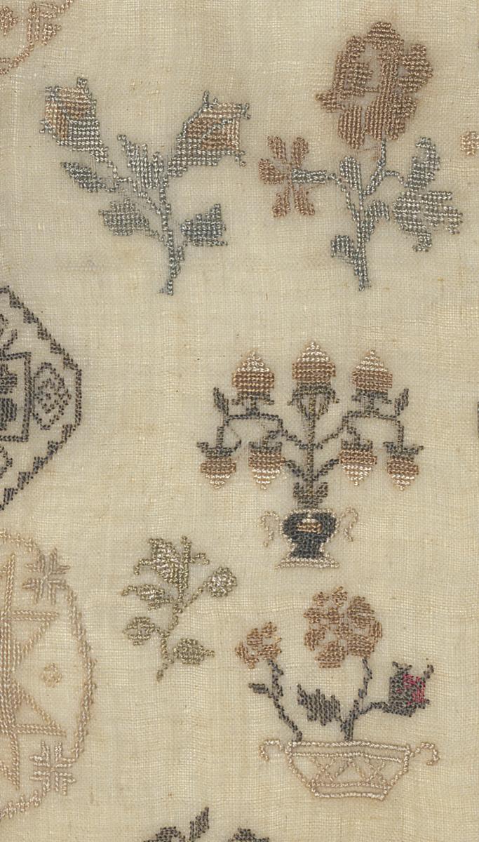 1961.0348 A Sampler, Detail 6