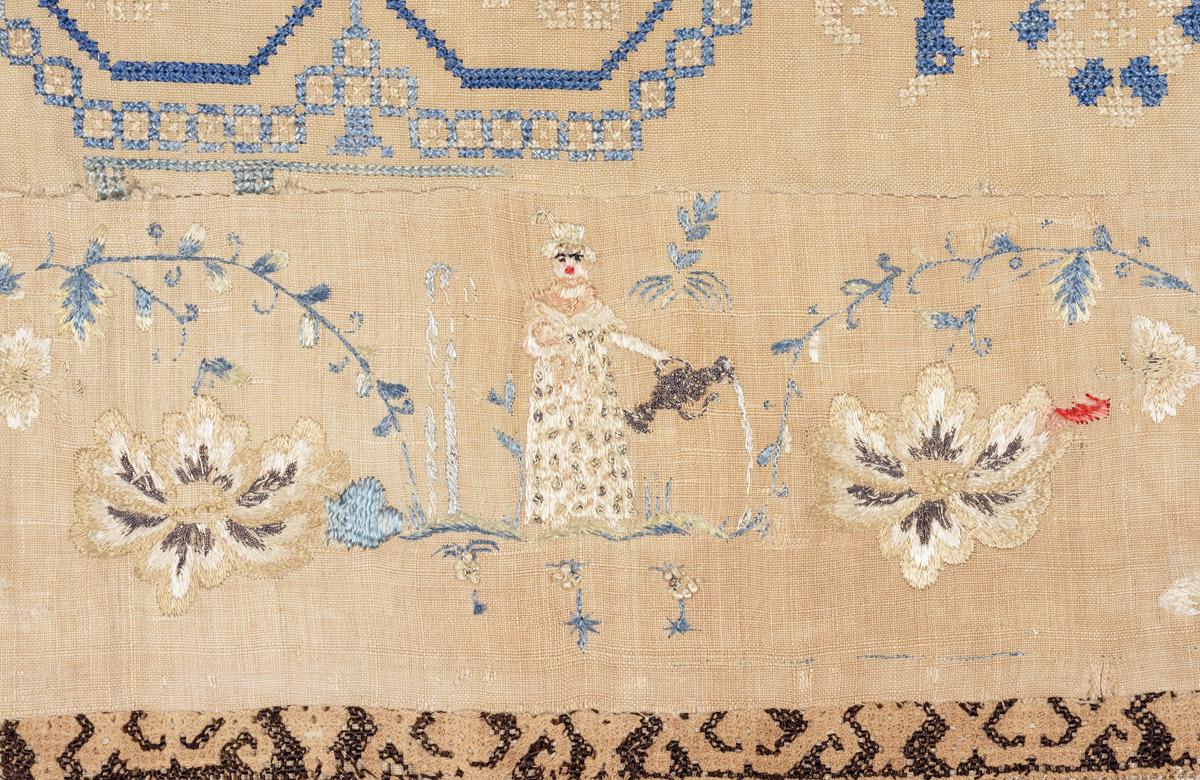 1961.0356 Sampler, detail 5
