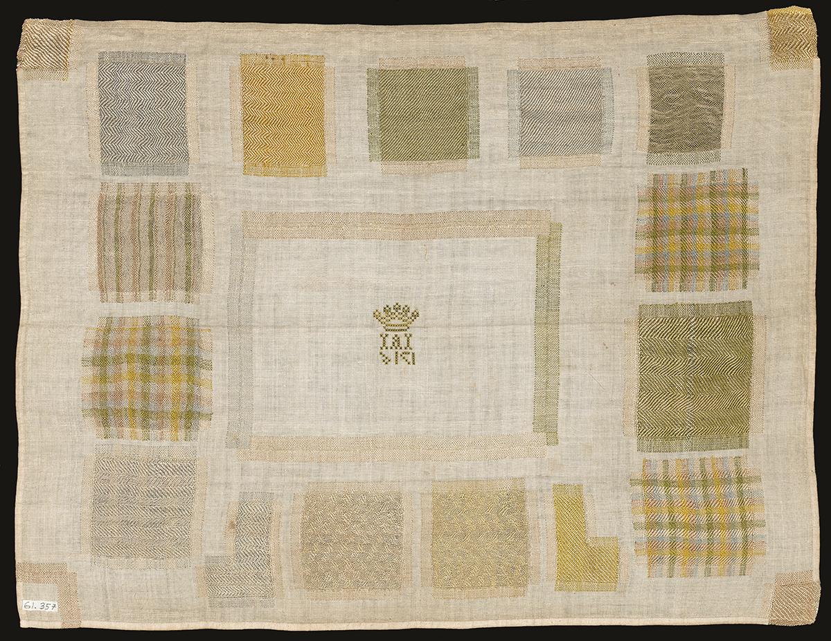 1961.0357 A Sampler Verso