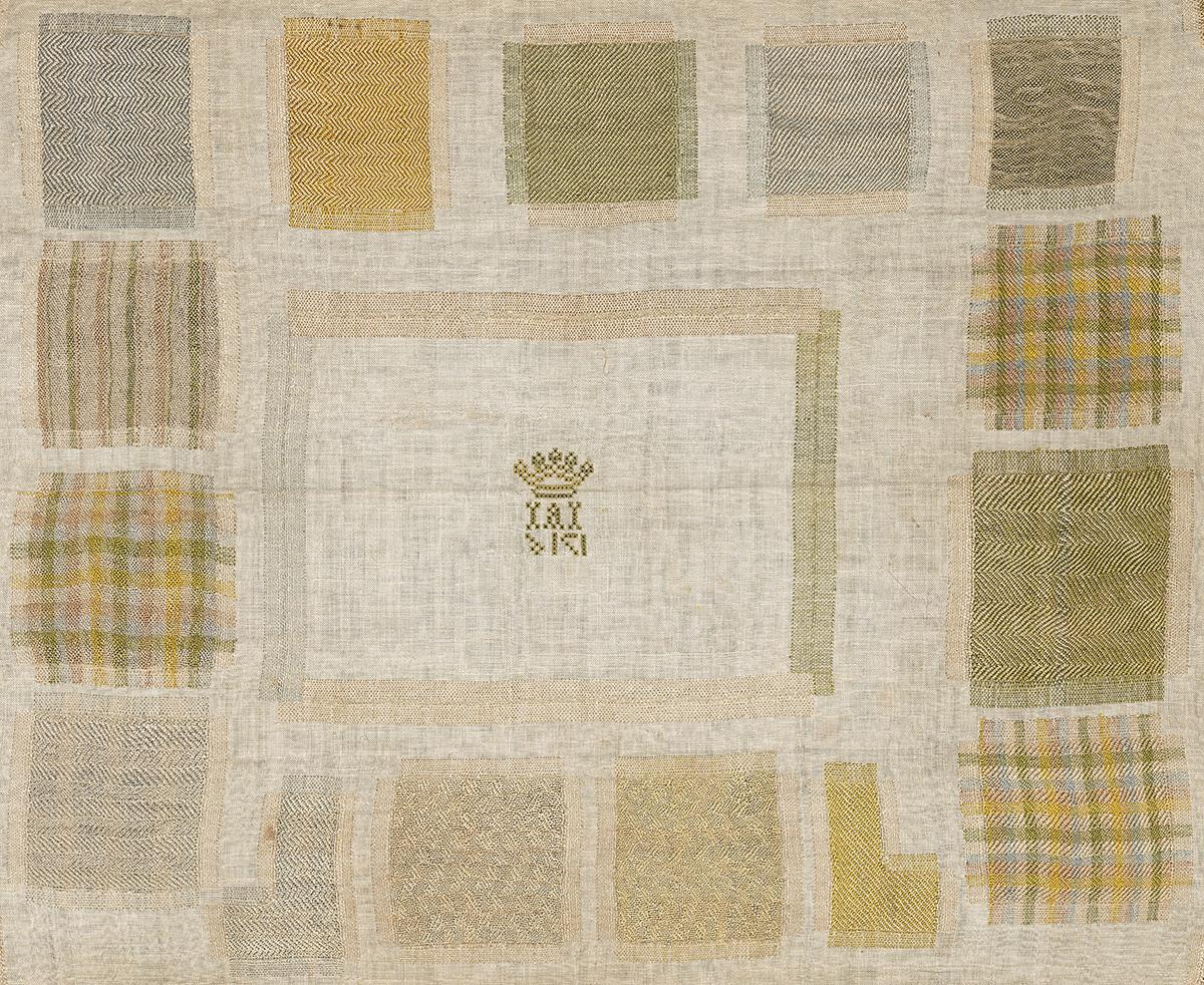 1961.0357 A Sampler Verso Detail