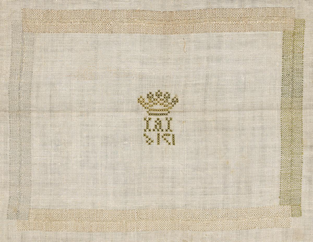 1961.0357 A Sampler Verso Detail 2