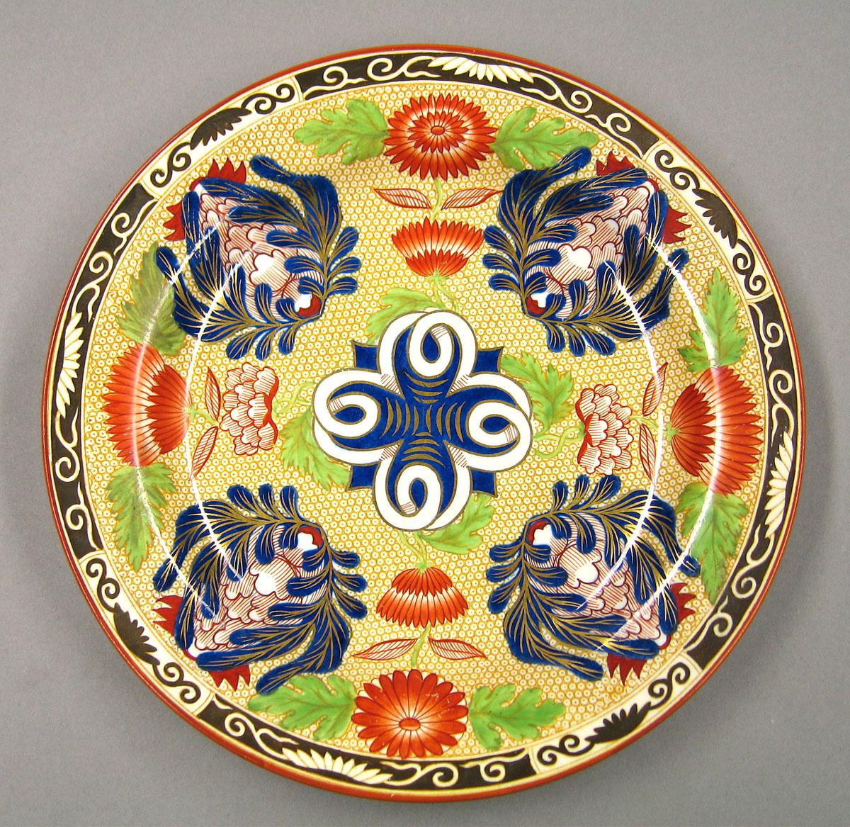 1961.0374.002 Creamware plate