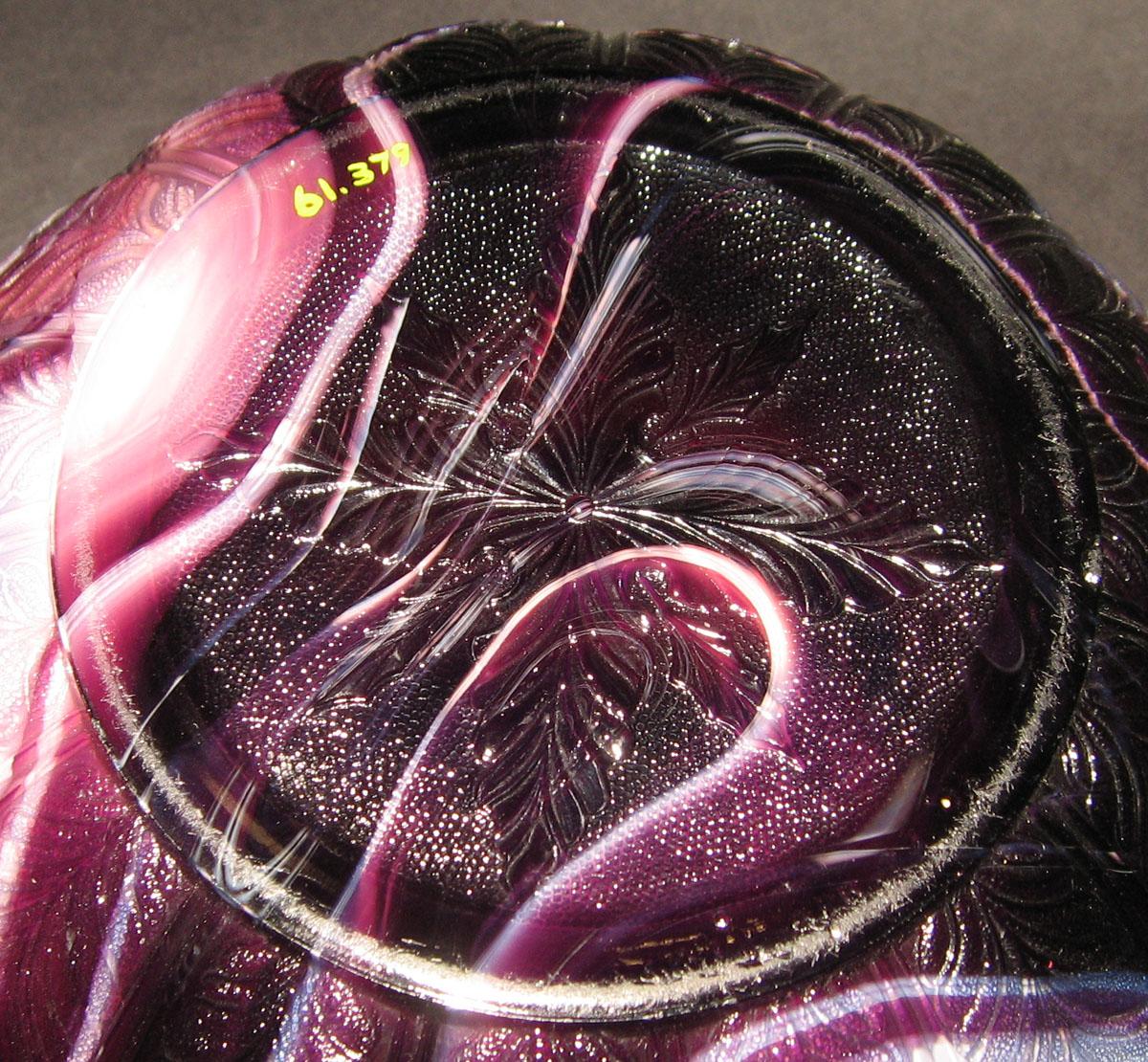 1961.0379 Glass bowl (underside)