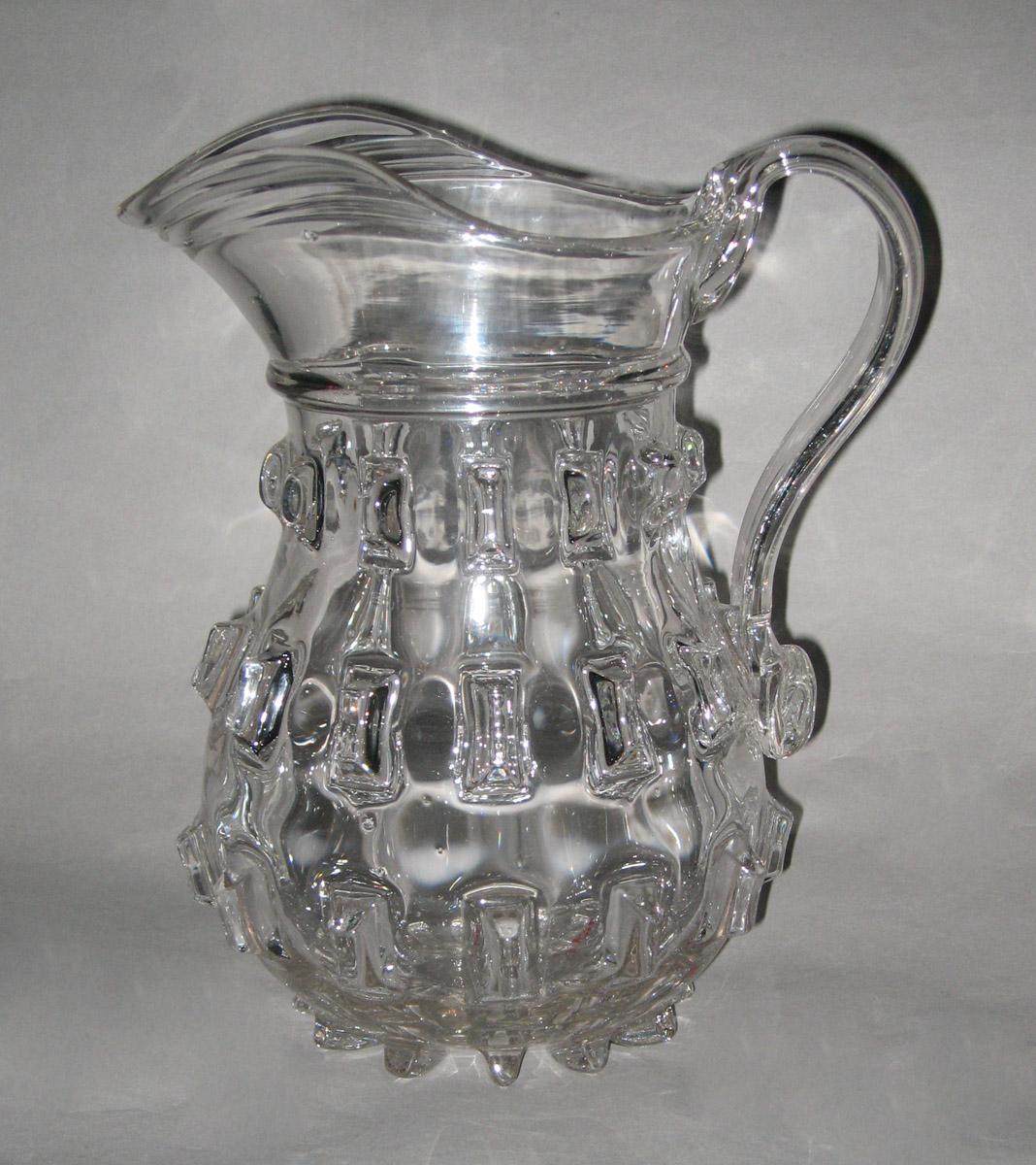 1961.0393 Glass jug or pitcher