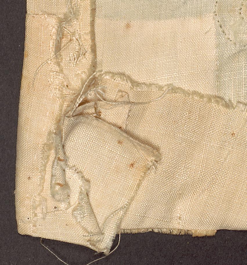 1961.0404 Crewelwork Fragment, Verso Detail 6