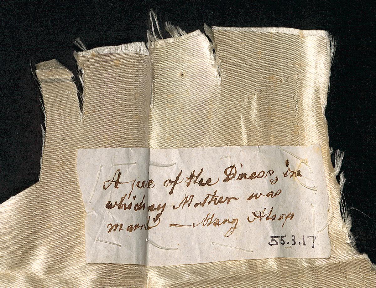 1955.0003.017 Textile Fragment, Verso Detail