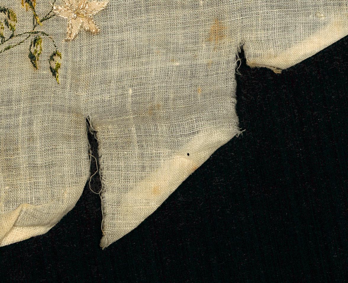 1955.0003.018 Textile Fragment, Verso Detail 8
