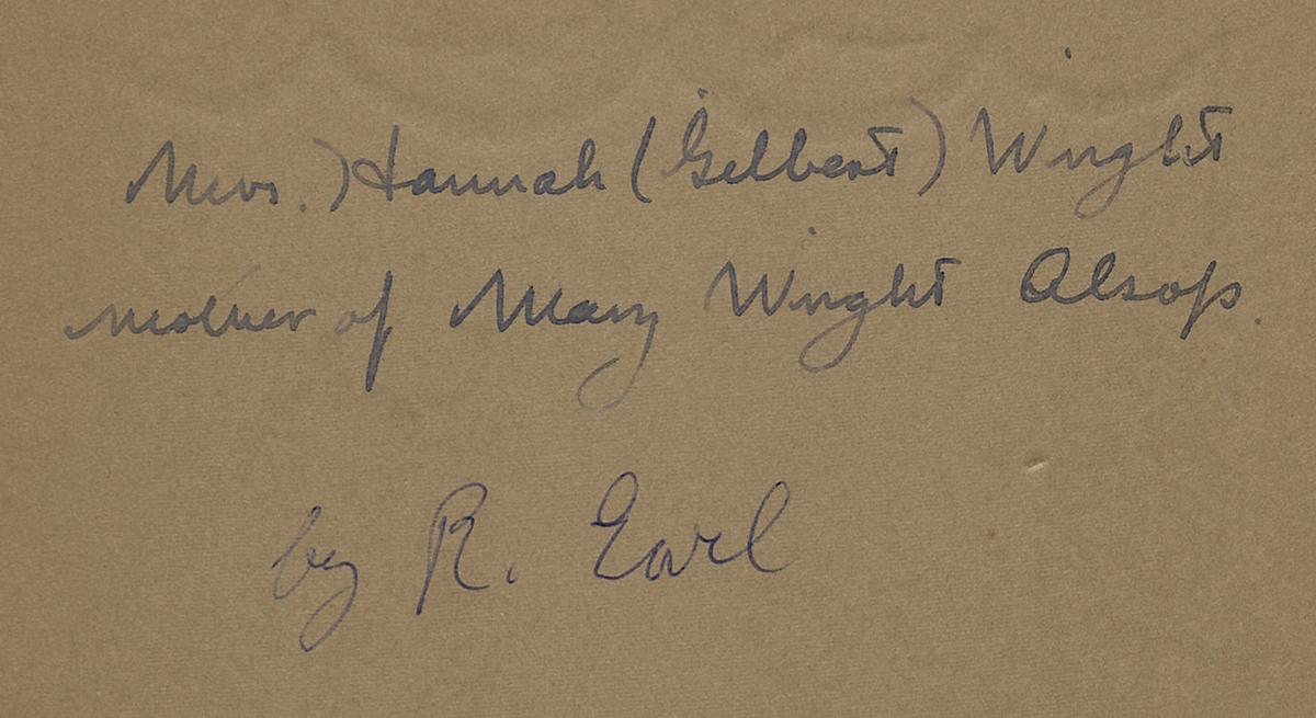 1955.0003.021 Photograph, Verso Detail