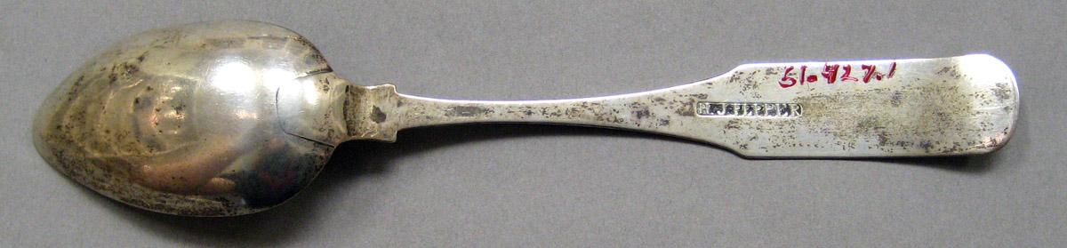 1961.0427.001 Silver Spoon underside