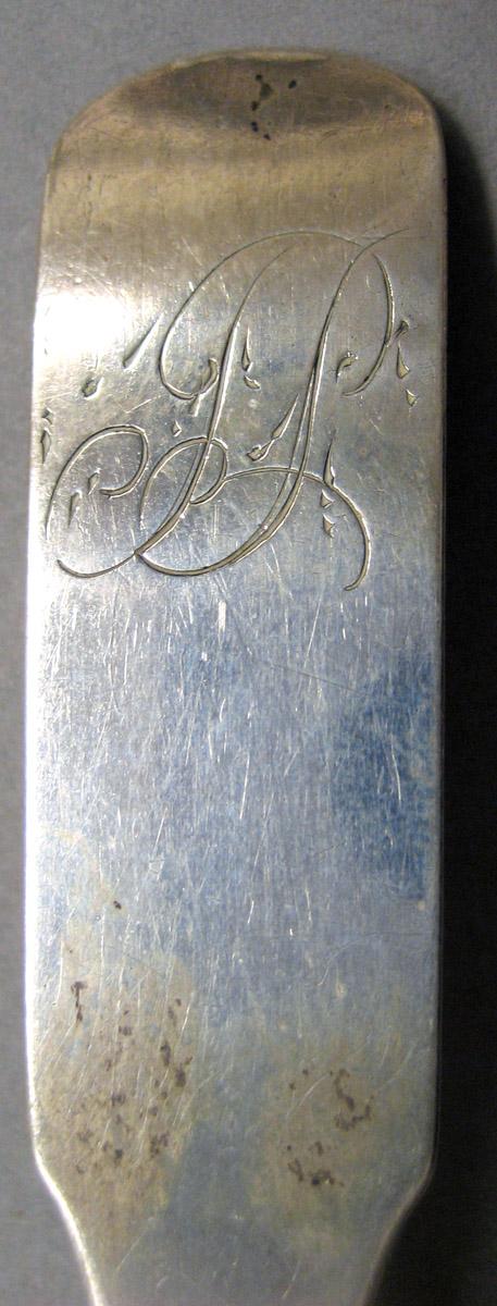 1961.0427.002 Silver Spoon engraving