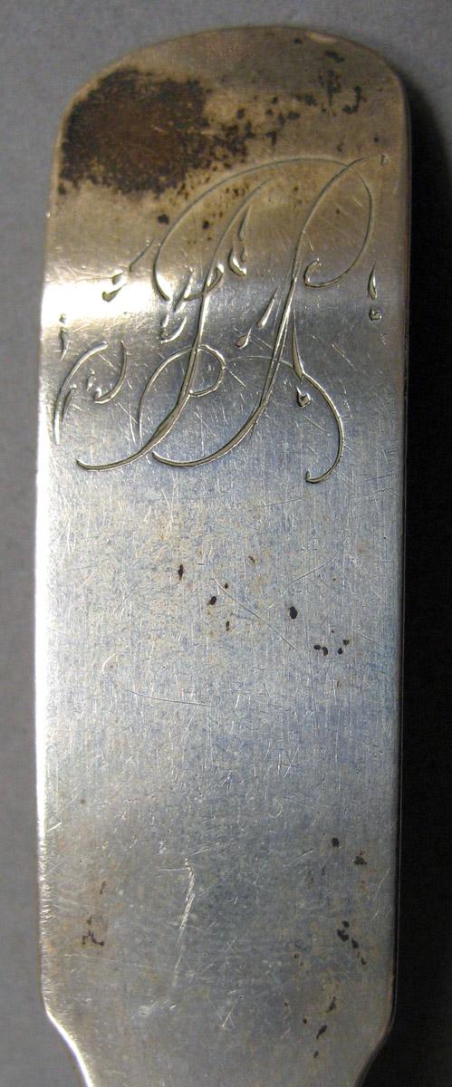 1961.0427.003 Silver Spoon engraving