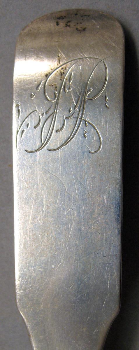 1961.0427.004 Silver Spoon engraving