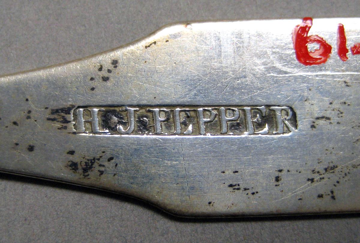 1961.0427.004 Silver Spoon mark