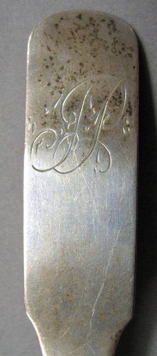 1961.0427.005 Silver Spoon engraving