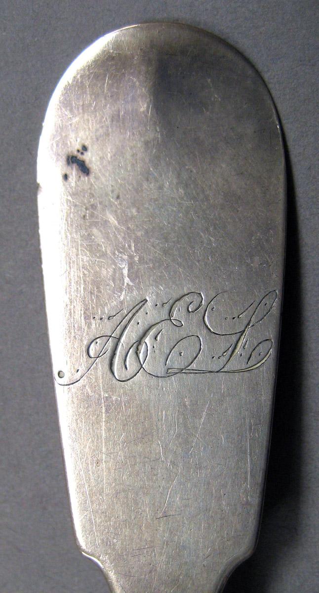 1961.0429.001 Silver Spoon engraving