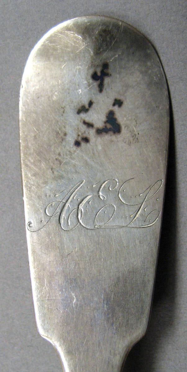 1961.0429.002 Silver Spoon engraving