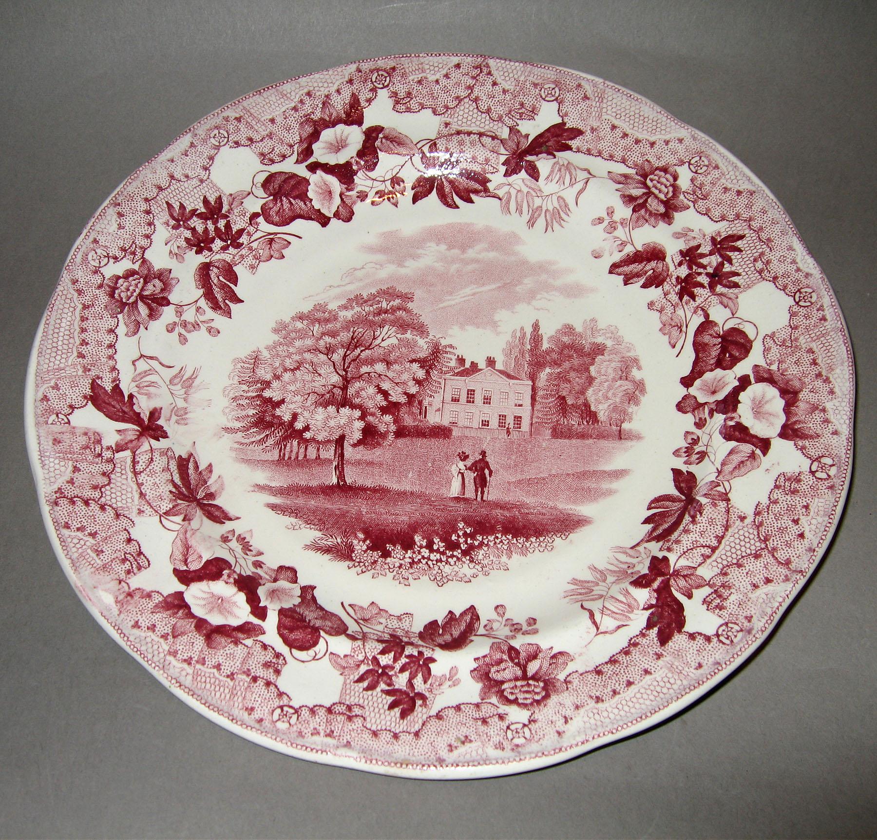 1961.0437.004 European Scenery pattern plate