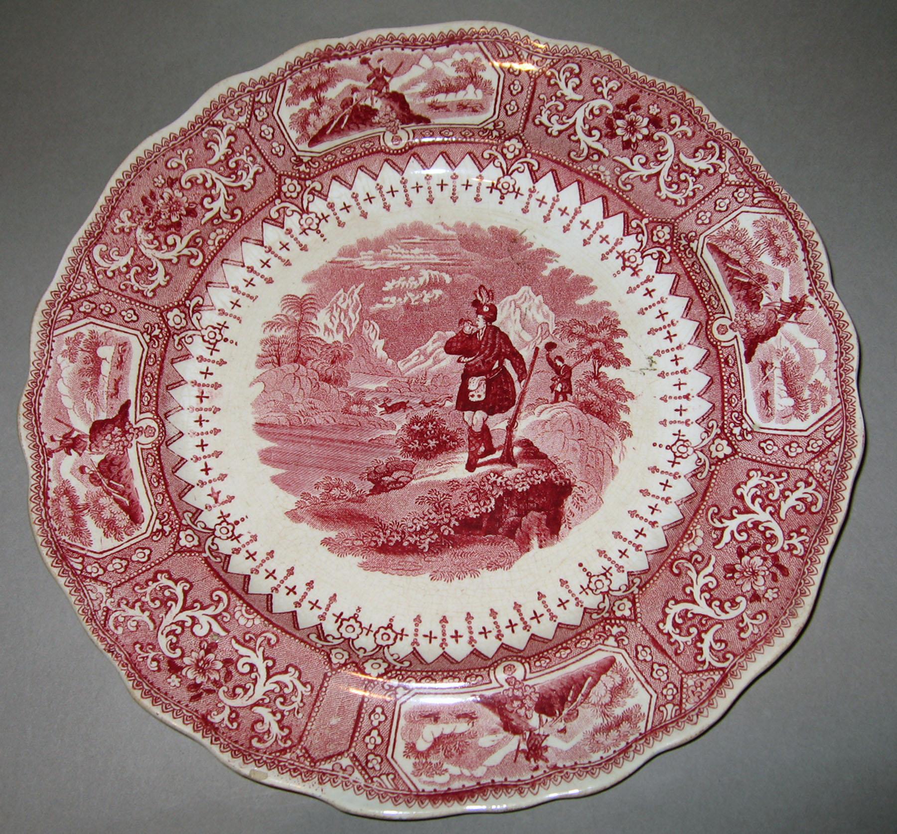 1961.0440.001 Adams Earthenware plate