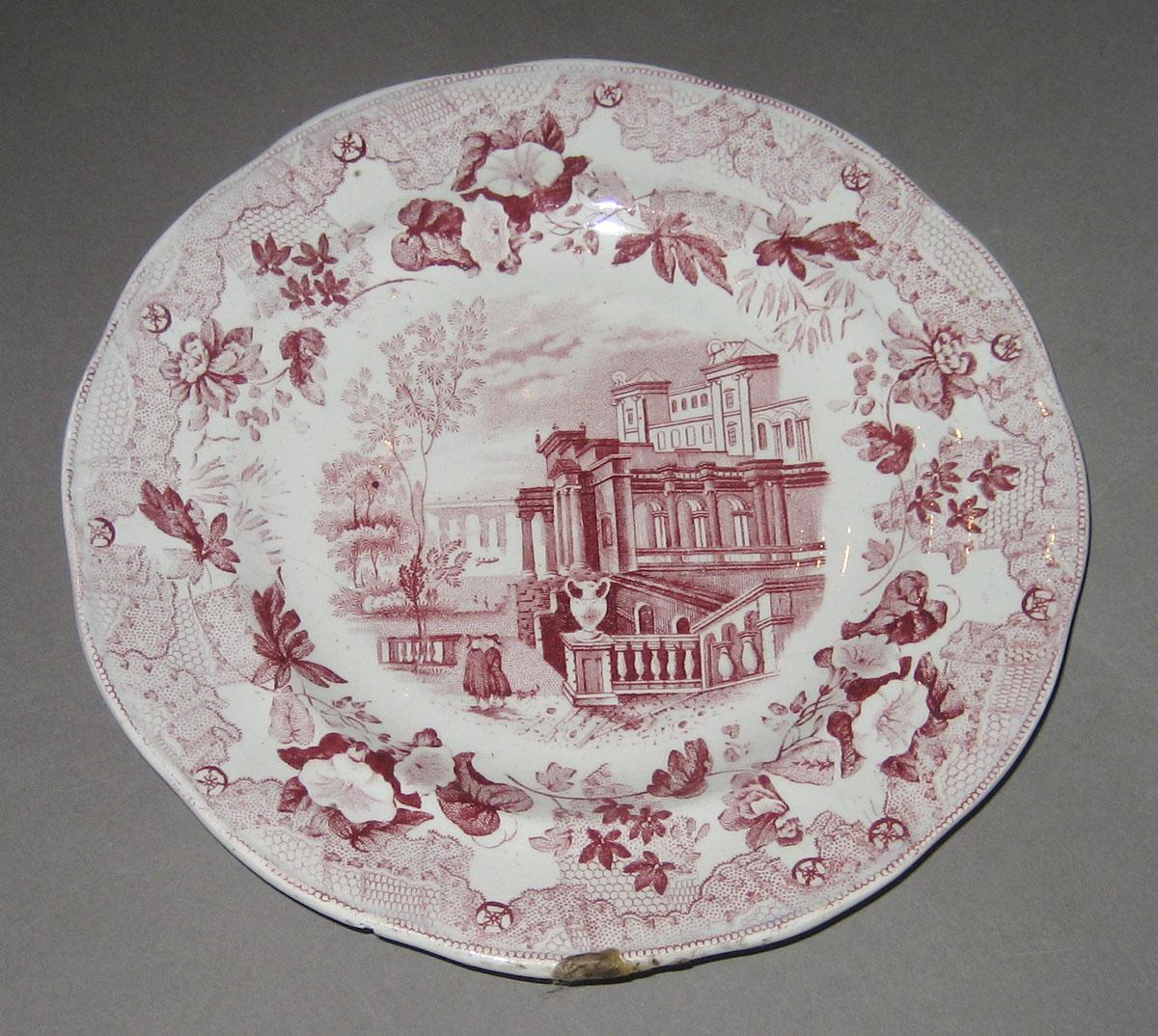1961.0443.001 European Scenery pattern plate