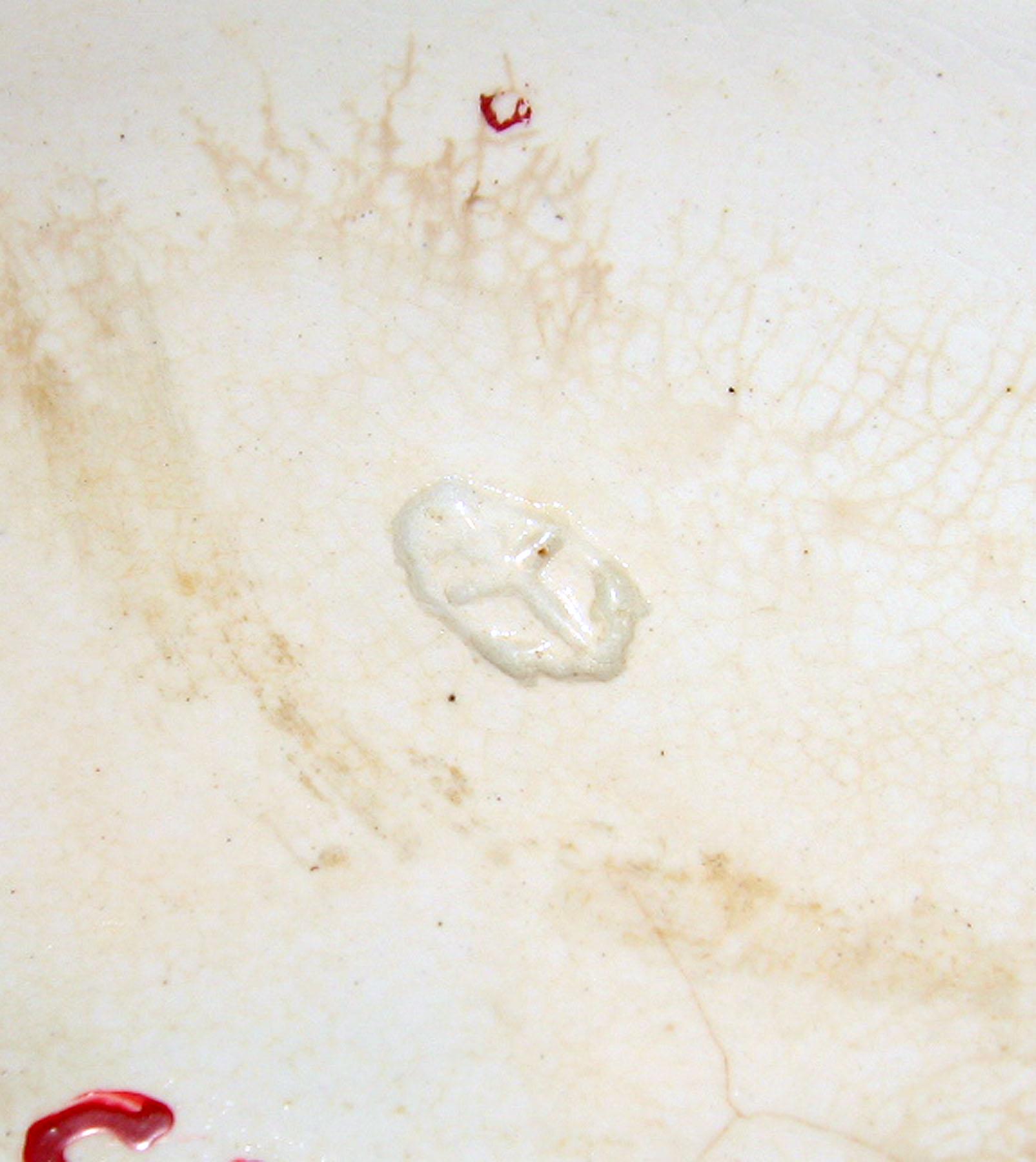 1961.0453.002 Earthenware sugar bowl, detail