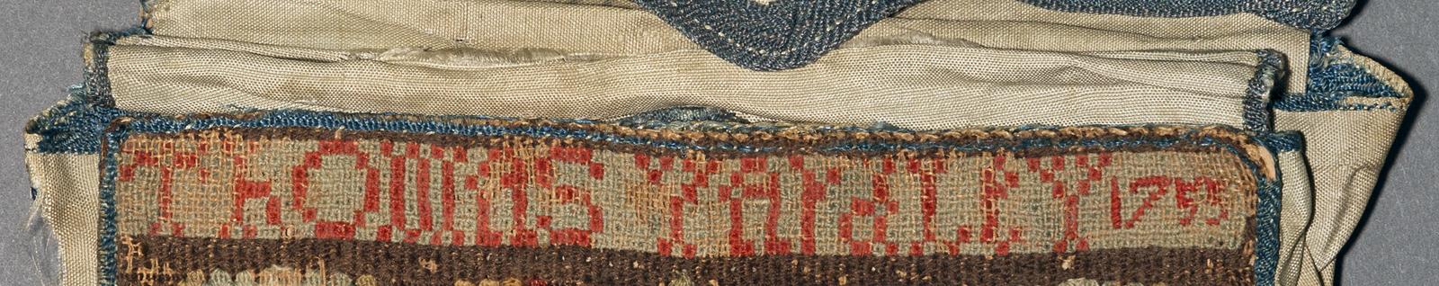 1961.0462 Pocketbook, Inside Detail 5
