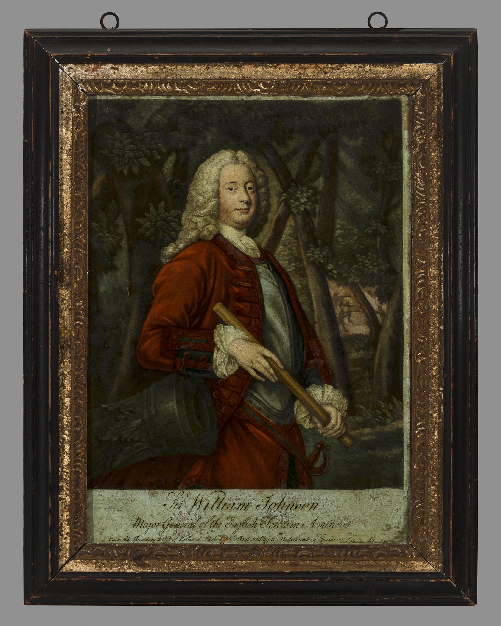 1955.0015.003 A Print on glass, B Frame, view 1