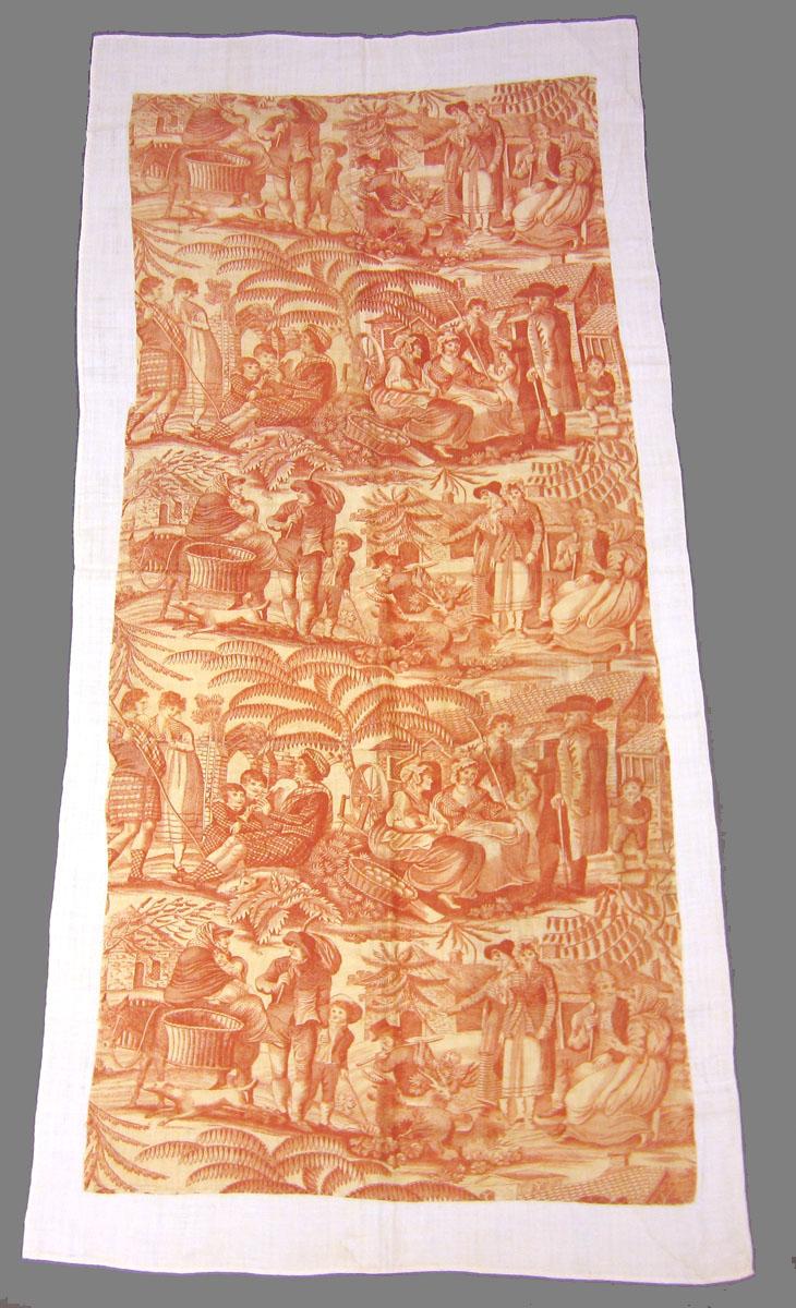 1961.0495 Textile, printed partial obverse