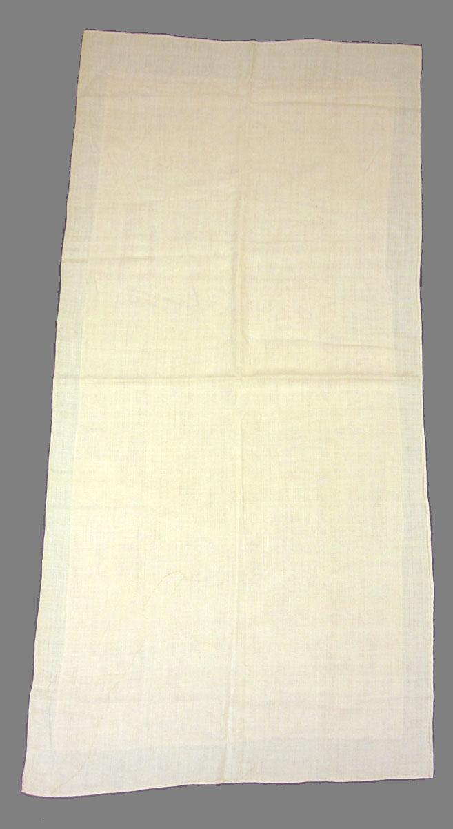 1961.0495 Textile, printed partial reverse
