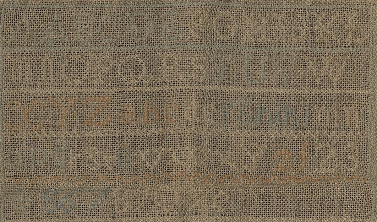 1961.0500.002 Sampler, Detail