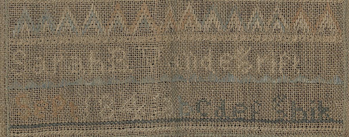 1961.0500.002 Sampler, Detail 2