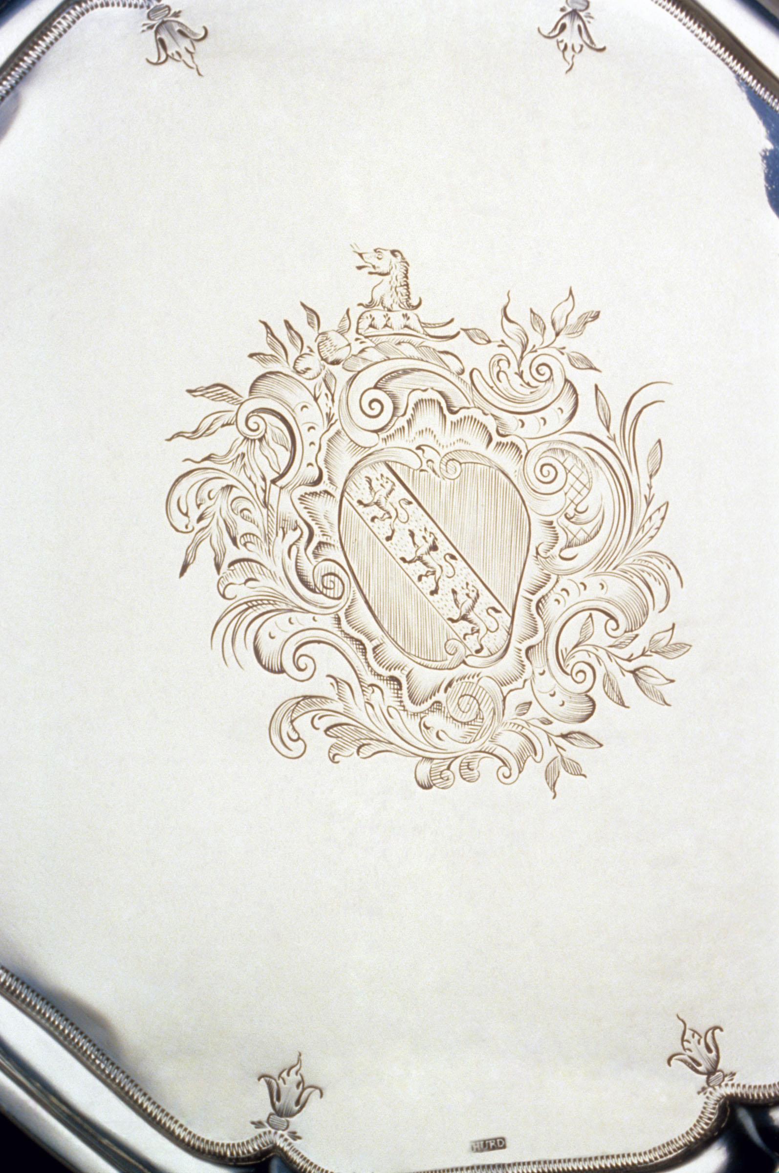 1961.0520 Salver, detail 1