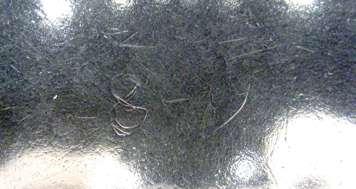 1961.0520 Silver Salver inscription