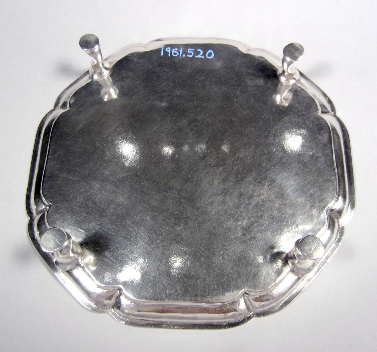 1961.0520 Silver Salver underside