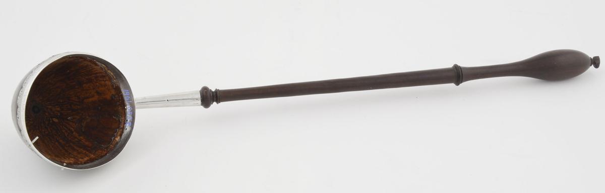 1961.0558 Wood and Silver Ladle, View 2