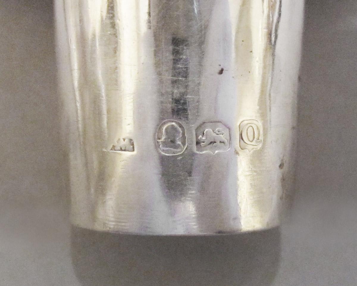 1961.0592.001 C Candelabrum, bobeche, marks 11, 12, 13, 14