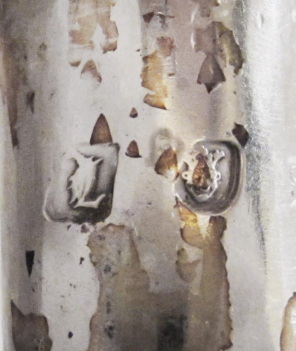 1961.0592.002 C Candelabrum, mark 15 and mark 16