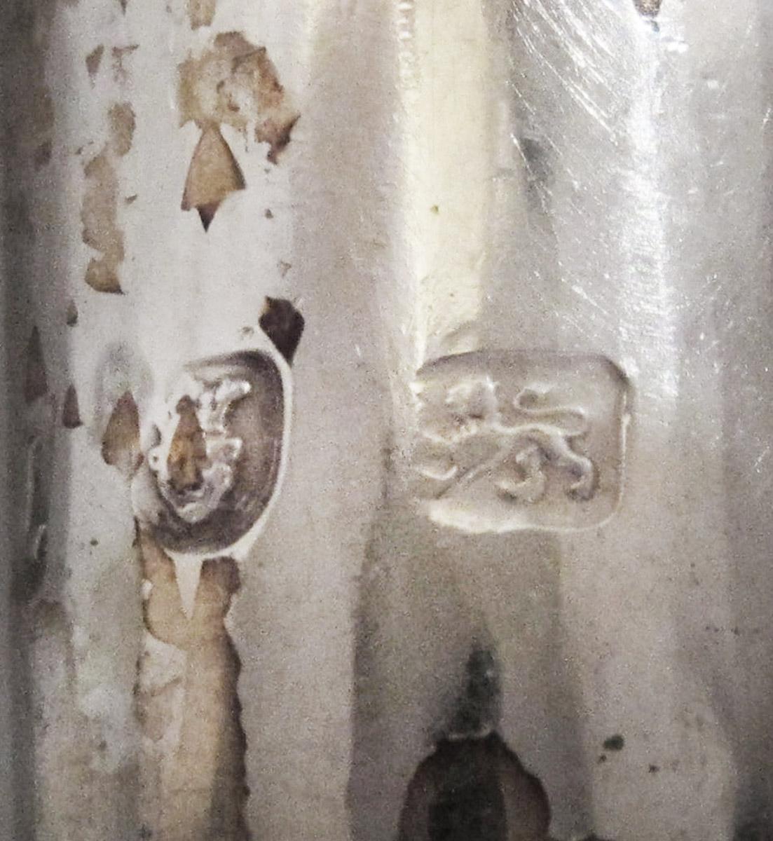1961.0592.002 C Candelabrum, mark 16 and mark 17