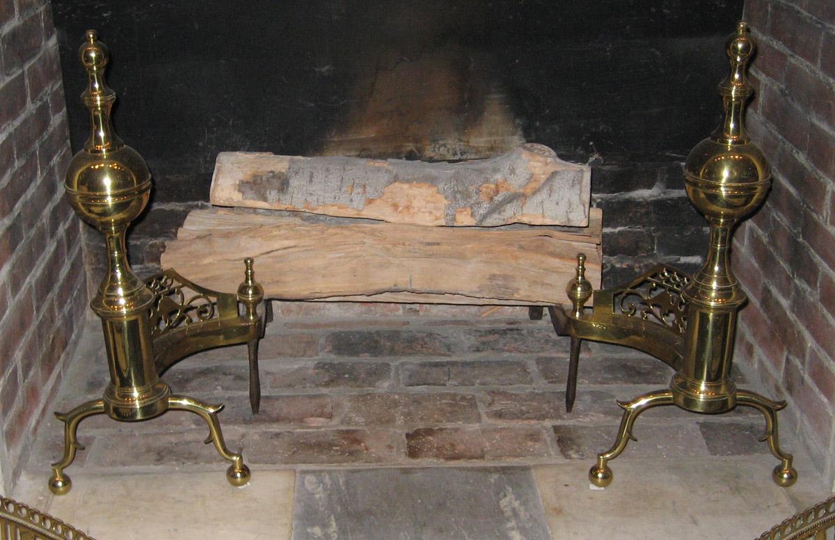 1961.0604.001 and .002 Andirons
