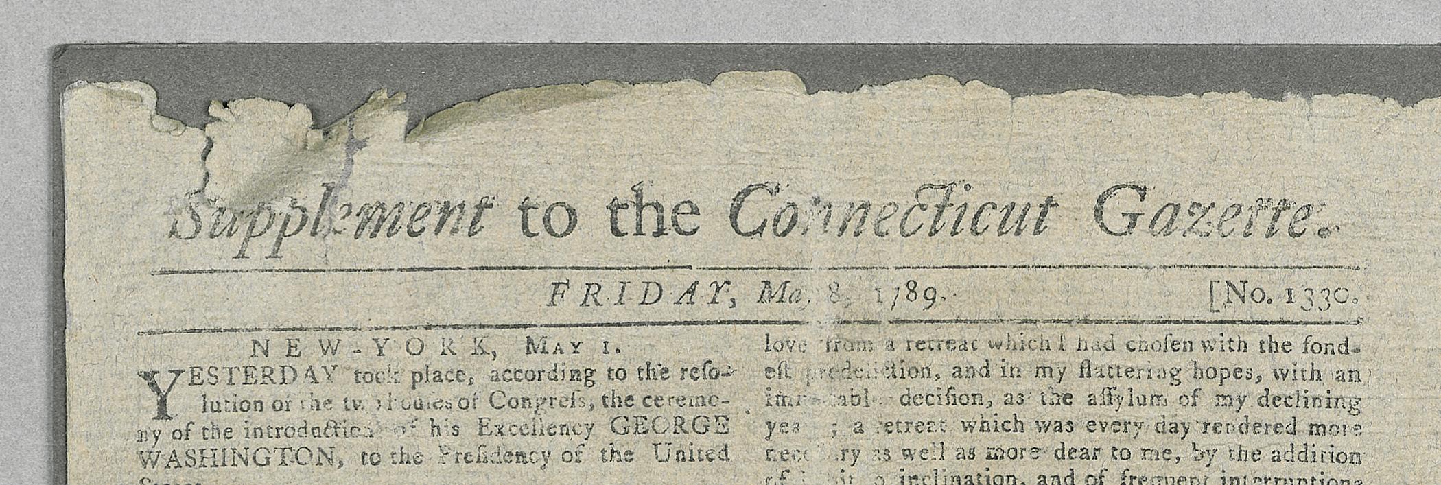 1961.0612 Newspaper, detail 1