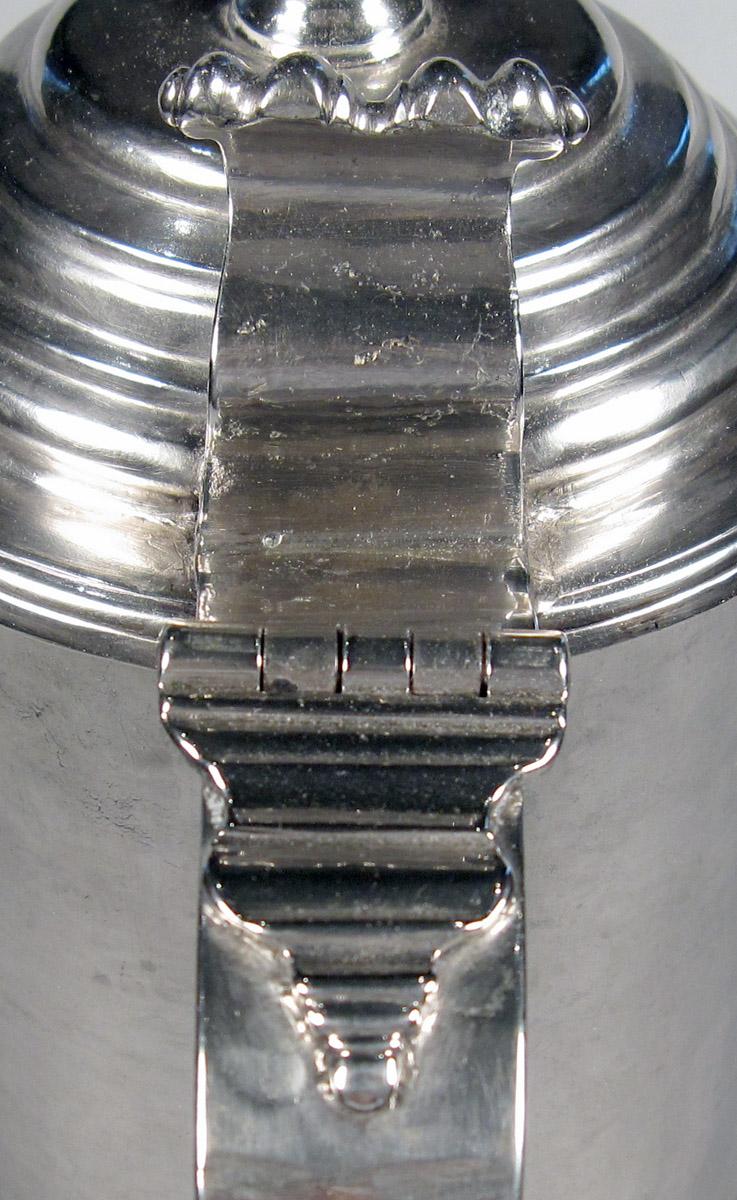 1961.0617 Silver Tankard handle detail