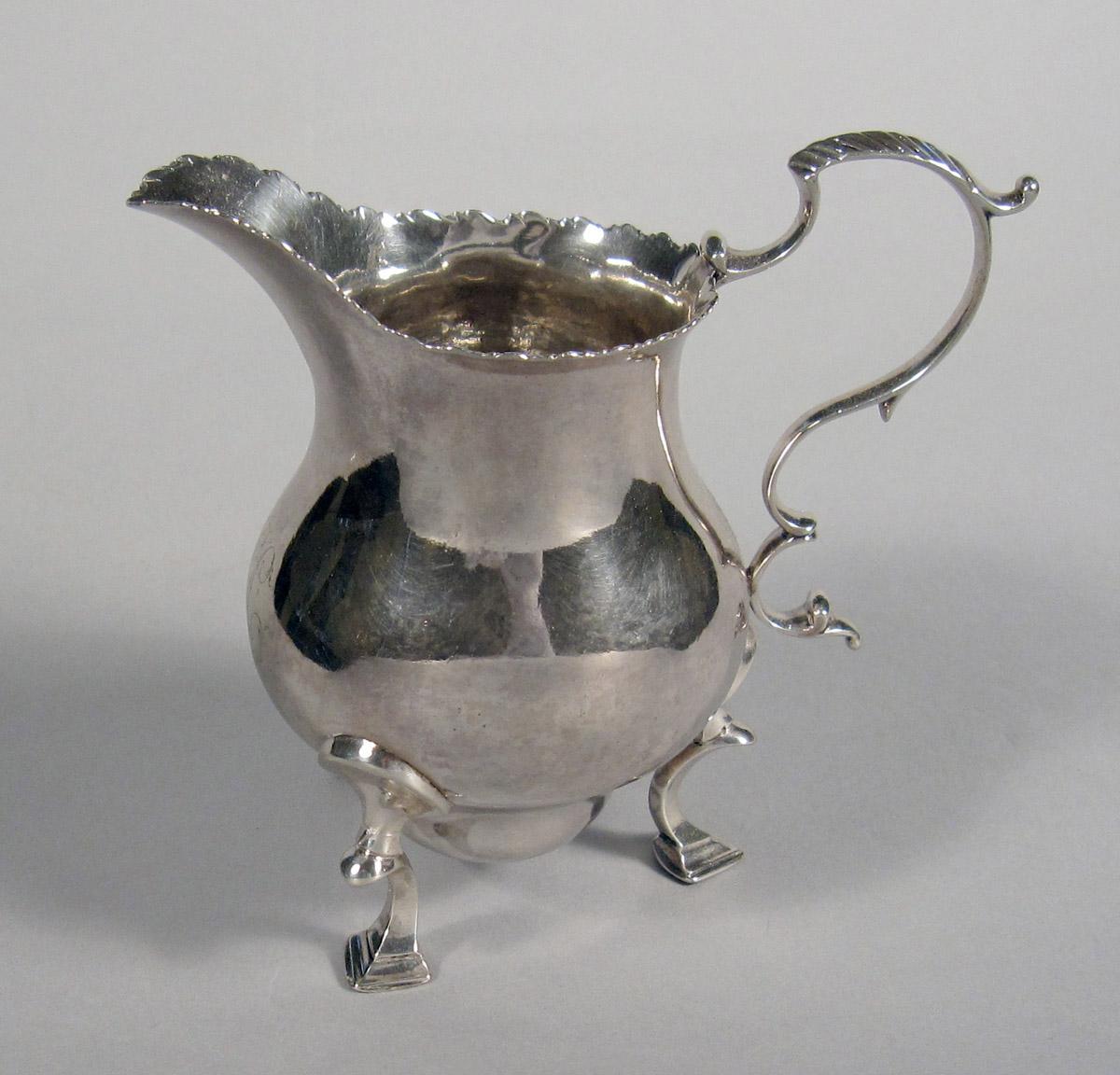 1961.0618 Silver Cream Pot side 1