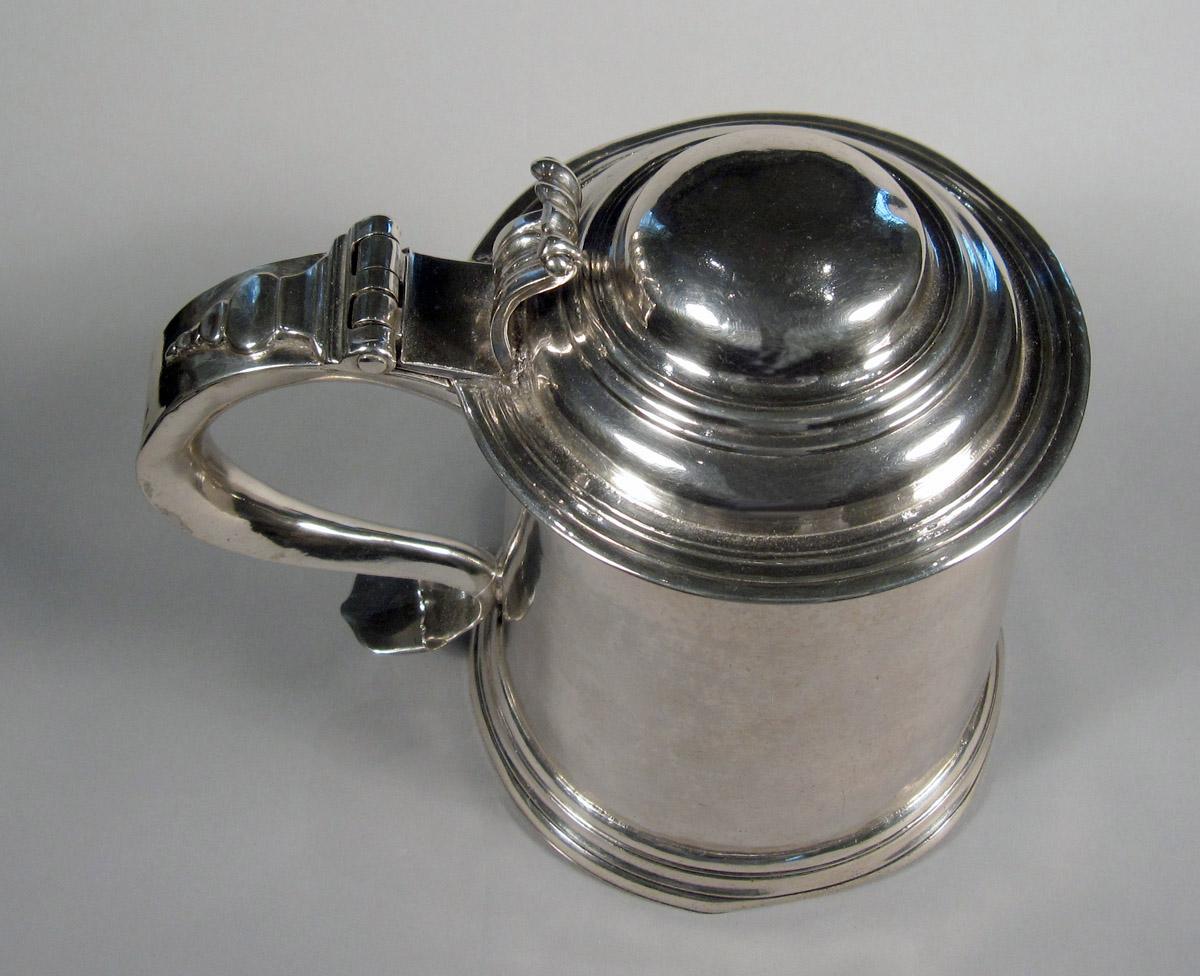1961.0619 Silver Tankard top view