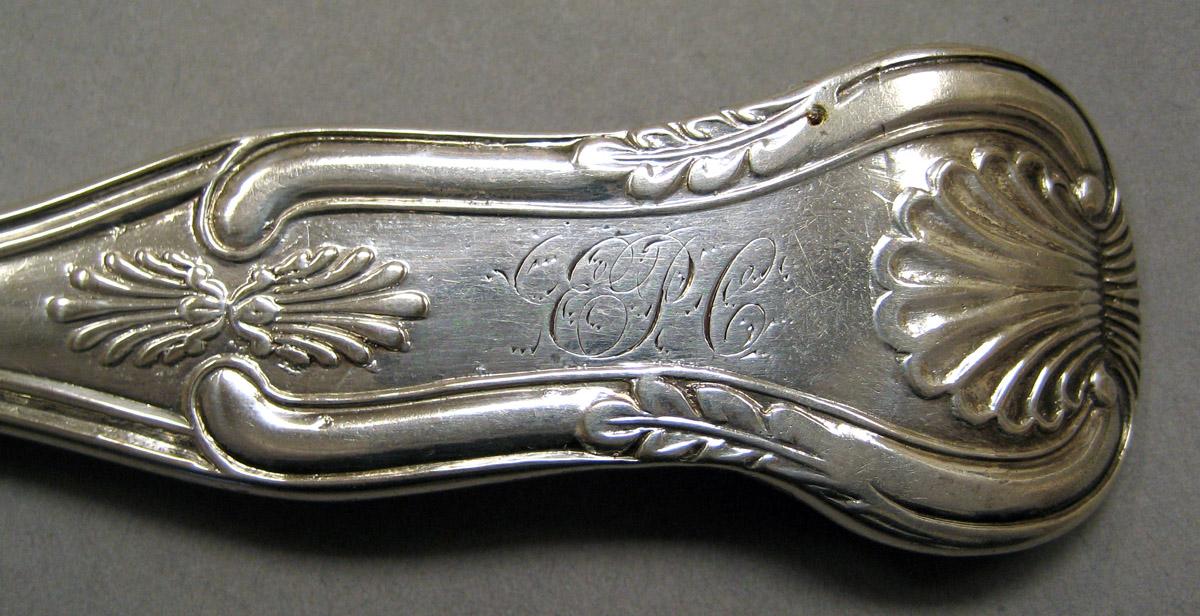 1961.0627.003 Silver Fork engraving