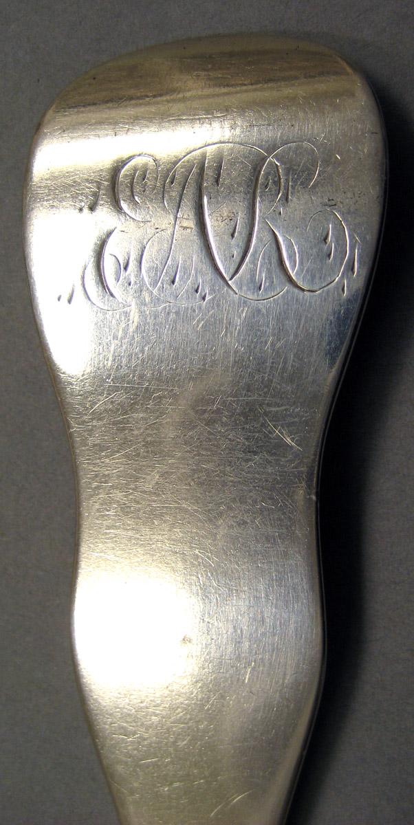 1961.0628.001 Silver Spoon engraving