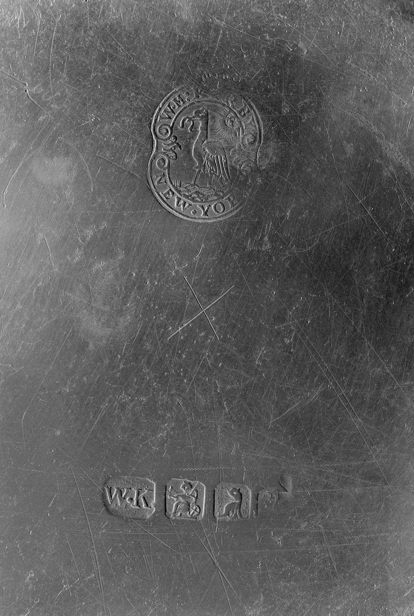 1955.0030 Plate (marks)