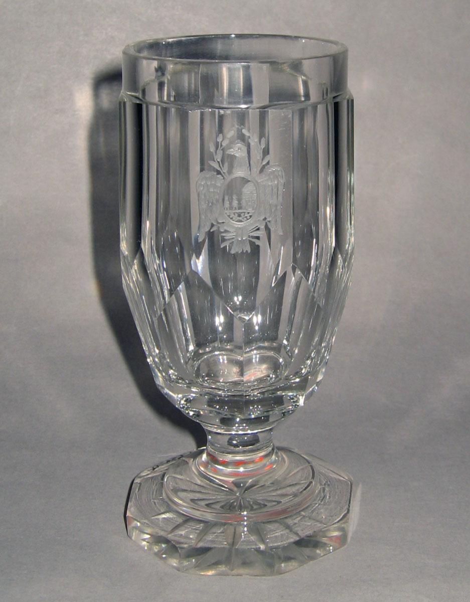 1961.0630.004 Colorless glass ale glass